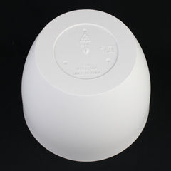 5-Piece White Plastic Planter Pot Set – Modern Round Design