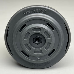 Arborless Trimmer Head with Green Knob and Grey Cover and Base 10,000 RPM Max 313318001
