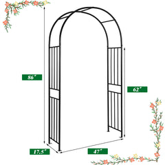 7.2 Feet Garden Decoration Climbing Plants Arch