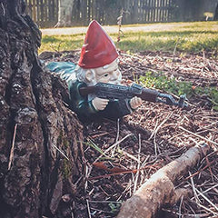 Funny Army Gnome Garden Statue Resin Outdoor Decor Set