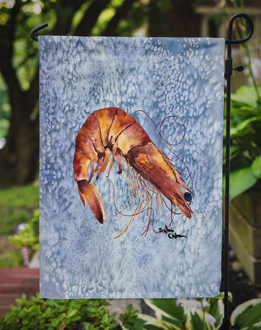 Shrimp  Garden Flag – Decorative Outdoor Yard Flag 8153GF