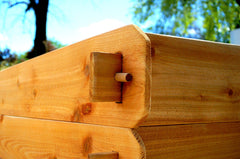 Gardens Raised Bed Kit Double Deep Cedar Planter