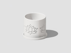 Lotus Flower Pot with Drainage