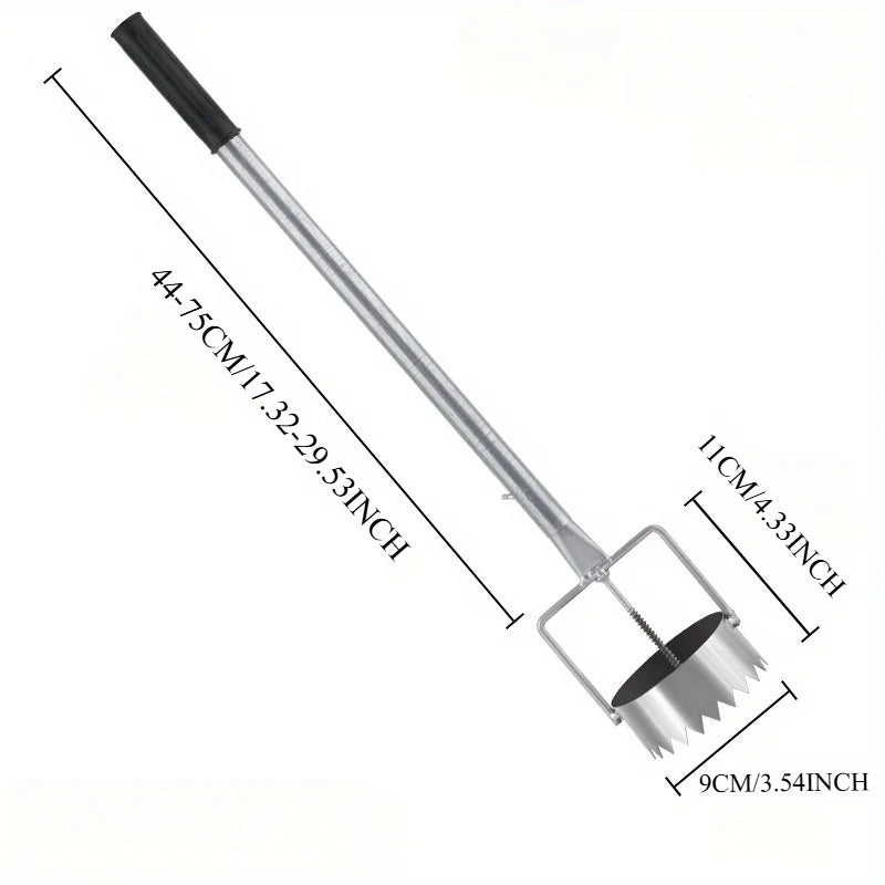 Durable Metal Greenhouse Film Puncher - Plastic Film Puncture Tool for Garden & Greenhouse Maintenance