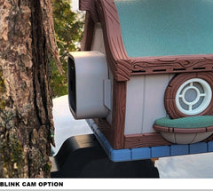 Hobbit Hole Birdhouse 🏡🕊️ – Whimsical Garden Decor with Optional Blink Cam Mount