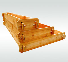 Timberlane Gardens Raised Bed Kit Cedar 3 Tier Planter