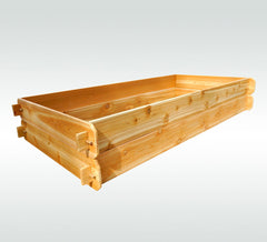 Gardens Raised Bed Kit Double Deep Cedar Planter