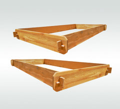 Gardens Raised Bed Kit Double Deep Cedar Planter