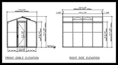 Palmetto Greenhouse 8' x 10'