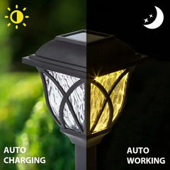Solar Lawn Lights Set for Outdoor Garden