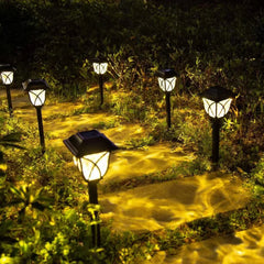 Solar Lawn Lights Set for Outdoor Garden